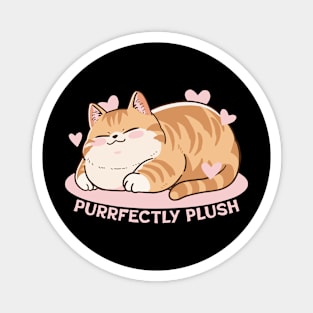 purrfectly plush Magnet